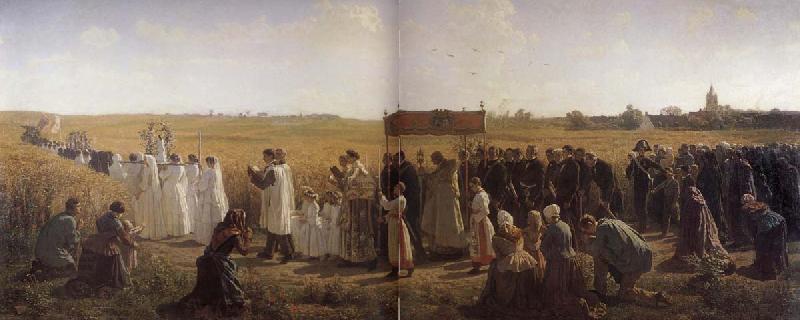 Jules Breton La Benediction des bles en Artois China oil painting art